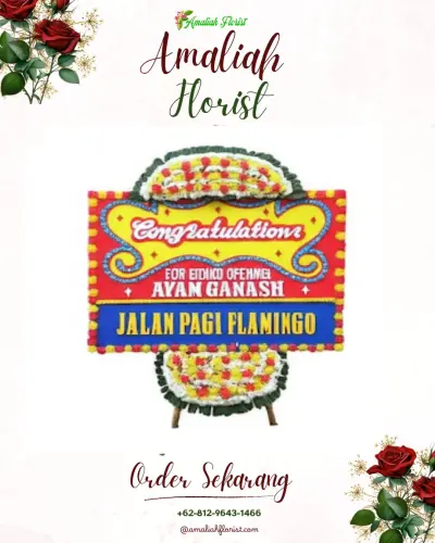 Bunga Papan Congratulation di Tanah Enam Ratus